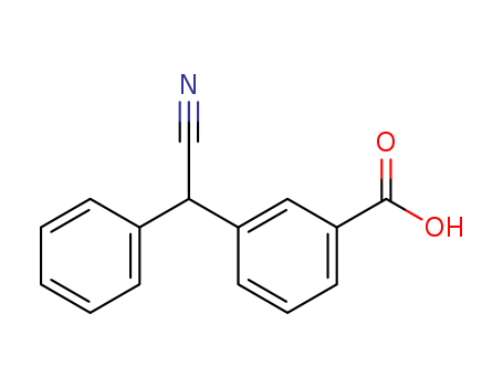 Benzoicacid, 3-(cyanophenylmethyl)- cas  18908-55-9