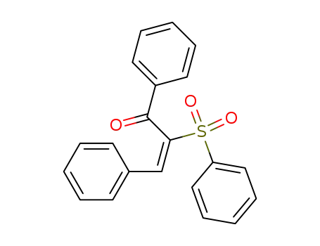 2-Propen-1-one, 1,3-diphenyl-2-(phenylsulfonyl)-, (E)-