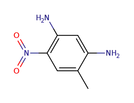 Molecular Structure of 6219-88-1 (1,3-Benzenediamine, 4-methyl-6-nitro-)