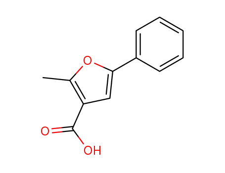 Molecular Structure of 108124-17-0 (2-METHYL-5-PHENYLFURAN-3-CARBOXYLIC ACID)