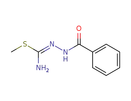 Molecular Structure of 745743-41-3 (1-benzoyl-<i>S</i>-methyl-iso thiosemicarbazide)