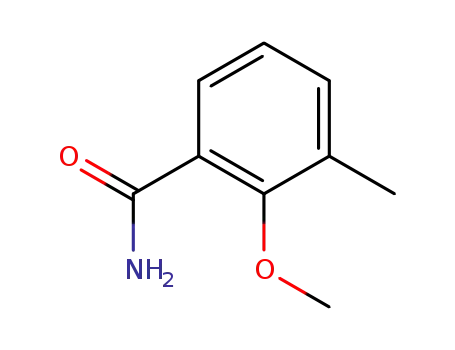 Molecular Structure of 90609-90-8 (2-methoxy-3-methylbenzamide)