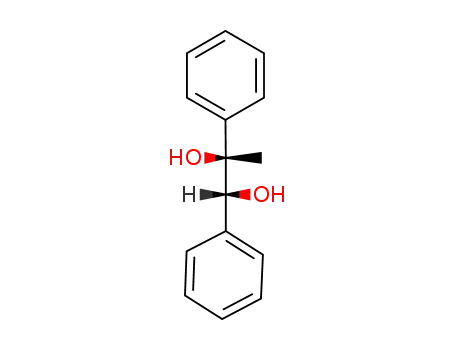 Molecular Structure of 1084-78-2 ((1RS,2RS)-(+/-)-1,2-diphenyl-1,2-propandiol)