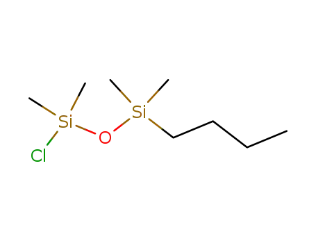 Molecular Structure of 80034-62-4 (Disiloxane, 1-butyl-3-chloro-1,1,3,3-tetramethyl-)