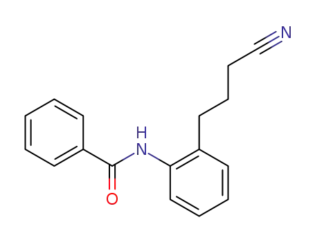 Molecular Structure of 861532-15-2 (benzoic acid-[2-(3-cyano-propyl)-anilide])