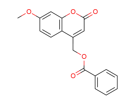 2H-1-Benzopyran-2-one, 4-[(benzoyloxy)methyl]-7-methoxy-