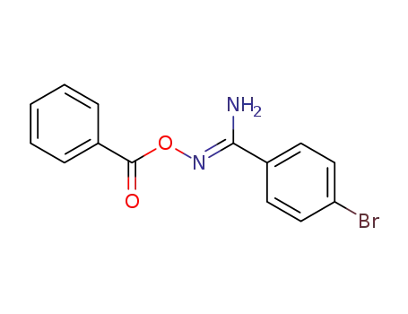 Benzenecarboximidamide, N-(benzoyloxy)-4-bromo-