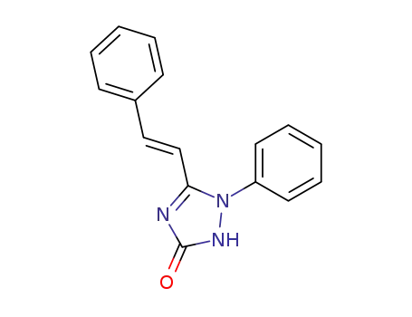 1-phenyl-5-styryl-1,2-dihydro-[1,2,4]triazol-3-one