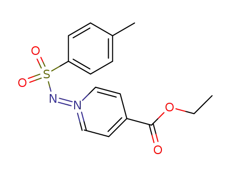 Molecular Structure of 111456-06-5 (4-carbethoxy-1-(p-toluenesulphonylimino)pyridinium ylide)