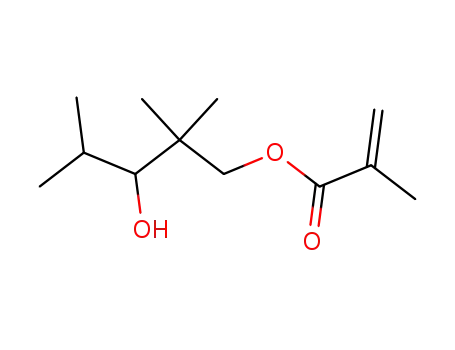 Molecular Structure of 13283-45-9 (2-Propenoic acid, 2-methyl-, monoester with 2,2,4-trimethyl-1,3-pentanediol)