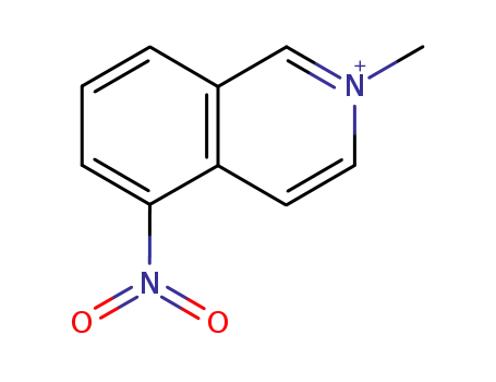 Molecular Structure of 46271-32-3 (Isoquinolinium, 2-methyl-5-nitro- (9CI))