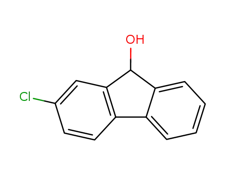 Molecular Structure of 7012-23-9 (2-chloro-9H-fluoren-9-ol)