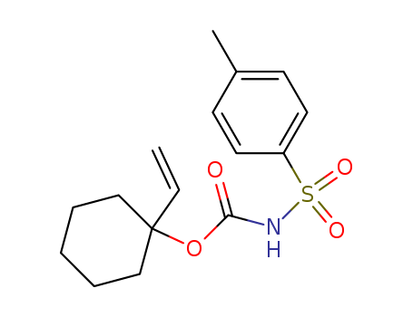 Carbamic acid, [(4-methylphenyl)sulfonyl]-, 1-ethenylcyclohexyl ester