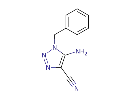 1H-1,2,3-Triazole-4-carbonitrile, 5-amino-1- (phenylmethyl)-