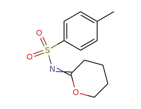 Molecular Structure of 1468-27-5 (4-methyl-N-(oxan-2-ylidene)benzenesulfonamide)