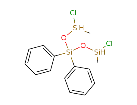 Trisiloxane, 1,5-dichloro-1,5-dimethyl-3,3-diphenyl-