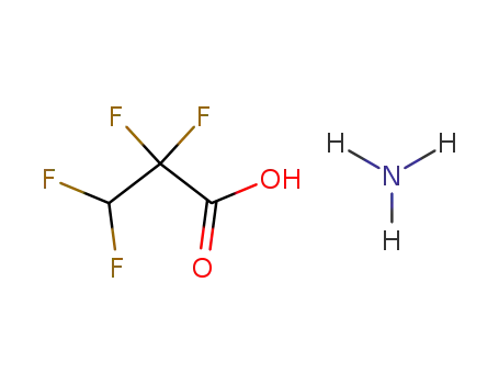 Molecular Structure of 1428-27-9 (ammonium 2,2,3,3-tetrafluoropropionate)