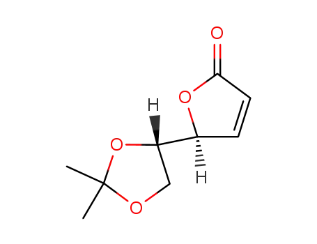 Molecular Structure of 102335-48-8 (2,3-DIDEOXY-5,6-O-(1-METHYLETHYLIDENE)-L-ASCORBIC ACID)
