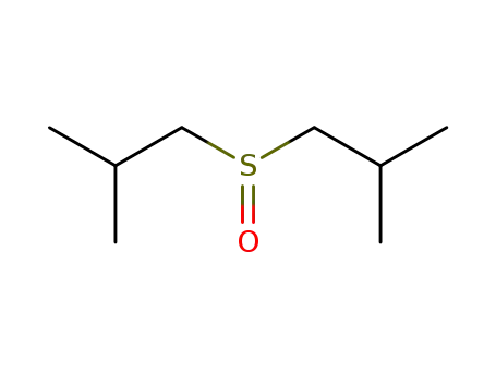 Molecular Structure of 3085-40-3 (DIISOBUTYL SULFOXIDE)