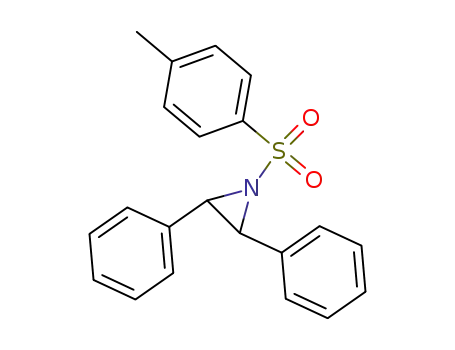 Molecular Structure of 147054-74-8 (1-(p-Tolylsulfonyl)-2,3-diphenylaziridine)