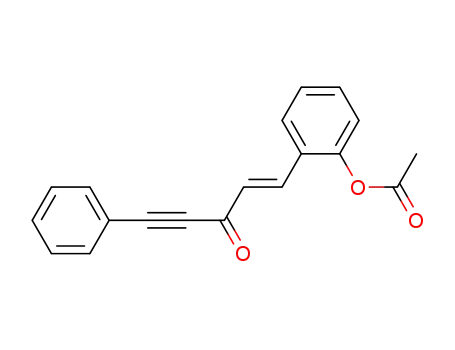 5-(2'-acetoxyphenyl) 1-phenyl-pent-1-yn-4-enone