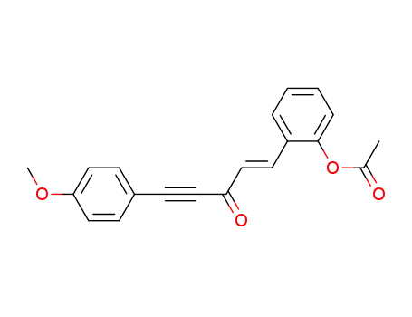 5-(2'-acetoxyphenyl) 1-(4'-methoxyphenyl)-pent-1-yn-4-enone