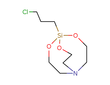 2,8,9-Trioxa-5-aza-1-silabicyclo(3.3.3)undecane, 1-(3-chloropropyl)-
