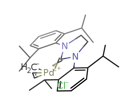 Allylchloro[1,3-bis(2,6-di-i-propylphenyl)-4,5-dihydroimidazol-2-ylidene]palladium(II)