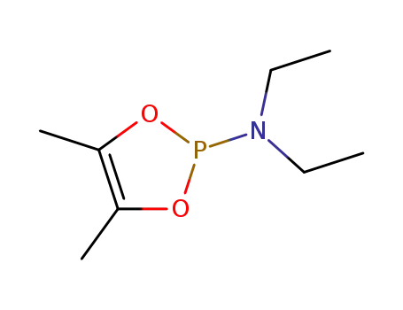 Molecular Structure of 78749-63-0 (1,3,2-Dioxaphosphol-2-amine, N,N-diethyl-4,5-dimethyl-)