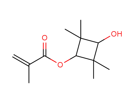 Molecular Structure of 1381948-46-4 (3-hydroxy-2,2,4,4-tetramethylcyclobutyl methacrylate)
