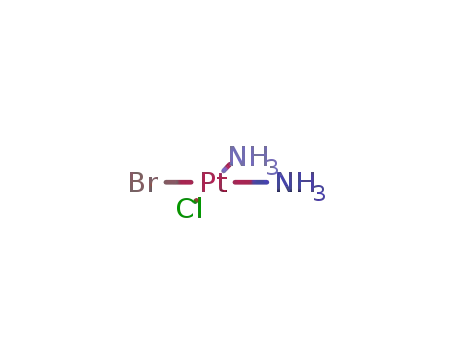 Molecular Structure of 52305-84-7 (platinum(2+) bromide chloride diammoniate)