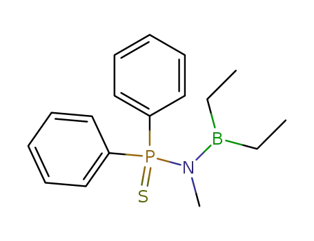 Molecular Structure of 42452-08-4 ((N-(diphenylthiophosphinyl)methylamino)borane)