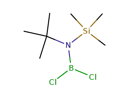 Molecular Structure of 104172-73-8 ((tert-butyl(trimethylsilyl)amino)dichloroborane)