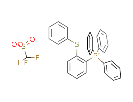 P,P,P-triphenyl-P-[2-(phenylthio)phenyl]phosphonium triflate