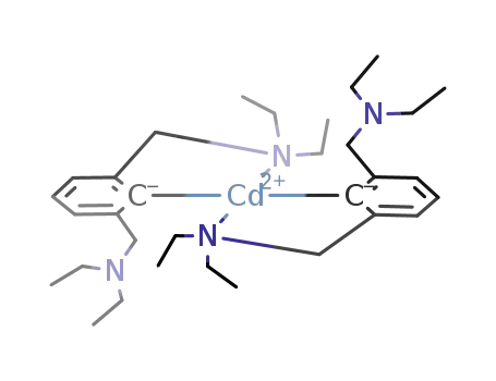 Molecular Structure of 204863-82-1 (bis[2,6-bis(diethylaminomethyl)phenyl]cadmium)