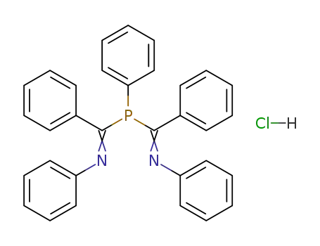 phenylbis(N-phenylbenzimidoyl)phosphine hydrochloride