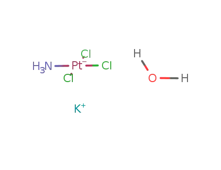 Molecular Structure of 20574-25-8 (platinum(2+) potassium chloride ammoniate hydrate (1:1:3:1:1))