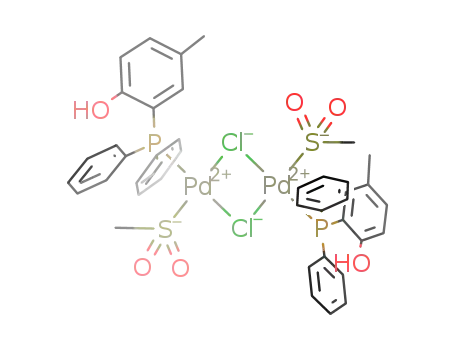 [Pd(2-diphenylphosphino-4-methylphenol)(SO2CH3)(μ-Cl)]2