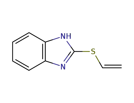 Molecular Structure of 22821-00-7 (1H-Benzimidazole,2-(ethenylthio)-(9CI))