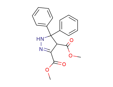 1H-Pyrazole-3,4-dicarboxylic acid, 4,5-dihydro-5,5-diphenyl-, dimethyl
ester