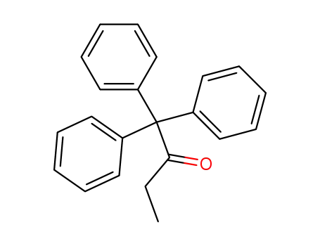 Molecular Structure of 97991-01-0 (2-Butanone, 1,1,1-triphenyl-)