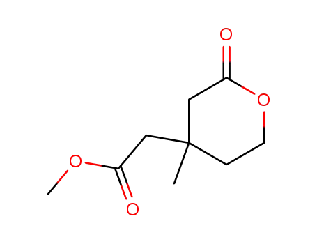 methyl 2-(4-methyl-2-oxotetrahydro-2H-pyran-4-yl)acetate