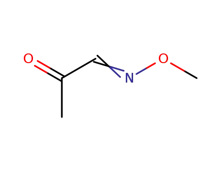Molecular Structure of 88959-36-8 (Propanal, 2-oxo-, 1-(O-methyloxime))
