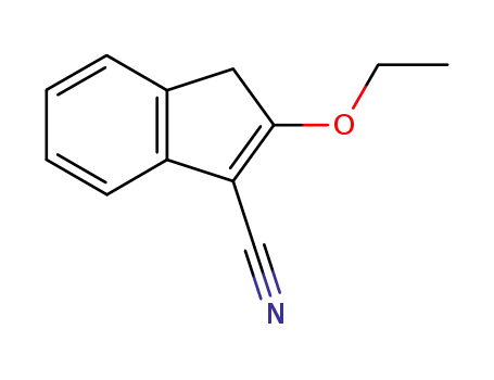 Molecular Structure of 412341-70-9 (1H-Indene-3-carbonitrile,2-ethoxy-(9CI))
