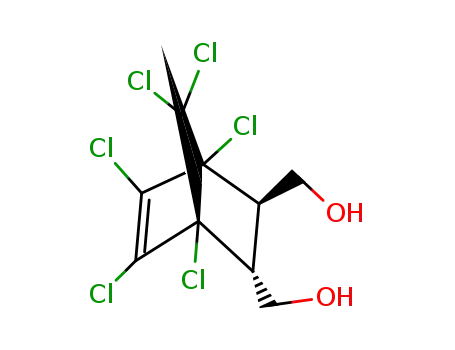 trans-1,4,5,6,7,7-Hexachlor-2,3-bis-hydroxymethyl-bicyclo<2.2.1>hept-5-en