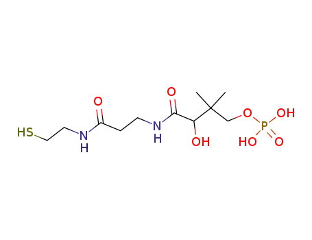 N~3~-[(2R)-2-hydroxy-3,3-dimethyl-4-(phosphonooxy)butanoyl]-N-(2-sulfanylethyl)-beta-alaninamide