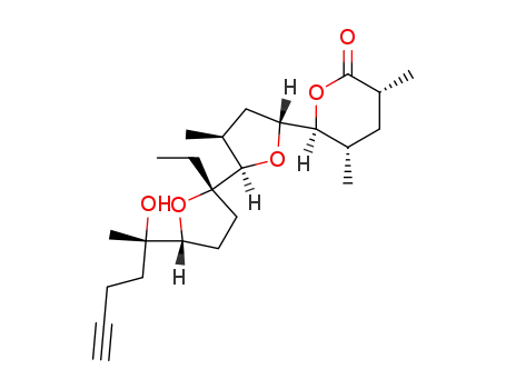 (3R,5S,6S)-6-[(2R,3S,5R,2'S,5'R)-2'-Ethyl-5'-((S)-1-hydroxy-1-methyl-pent-4-ynyl)-3-methyl-octahydro-[2,2']bifuranyl-5-yl]-3,5-dimethyl-tetrahydro-pyran-2-one