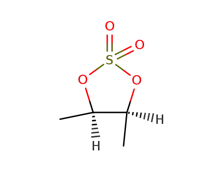 Molecular Structure of 120293-79-0 ((4S,5R)-4,5-dimethyl-1,3,2-dioxathiolane-2,2-dioxide)