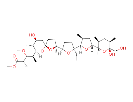 Molecular Structure of 28636-21-7 (monensin methyl ester)