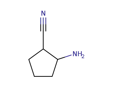 Molecular Structure of 80501-45-7 (Cyclopentanecarbonitrile, 2-amino- (9CI))